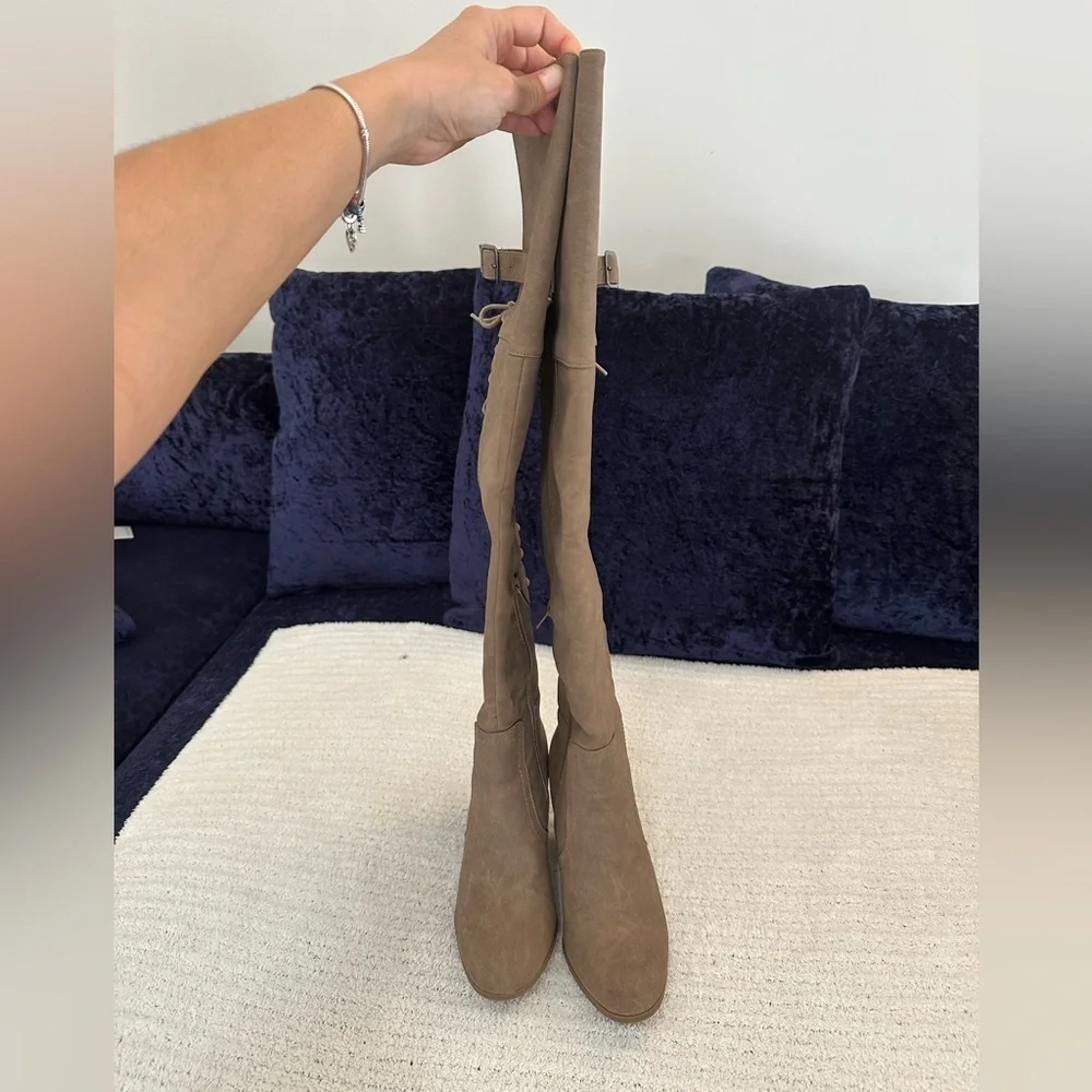 Jasmine Brown Over-the-Knee Boots